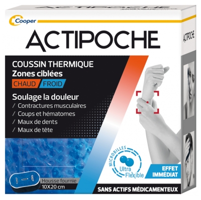 Cooper Actipoche Zones Ciblées Microbilles 1 Coussin Thermique