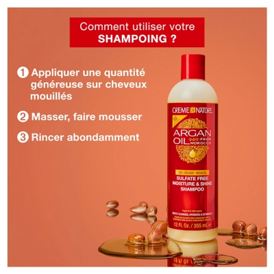 Creme of Nature Shampooing Sans Sulfates Argan