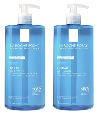 La Roche-Posay Lipikar Gel Lavant Apaisant Protecteur 1 L x 2
