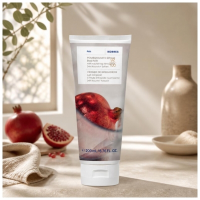 Korres Granaattiomenatarha Vartalomaito 200 ml