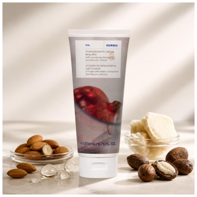Korres Granaattiomenatarha Vartalomaito 200 ml