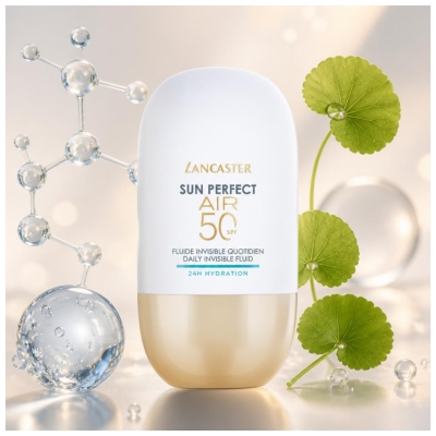 Lancaster Sun Perfect Air Fluide Invisible Quotidien 24H Hydratation SPF50 40 ml