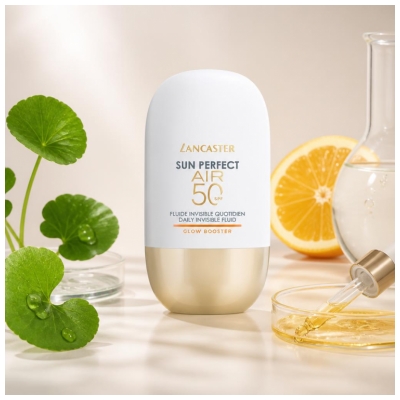 Lancaster Sun Perfect Air Fluide Invisible Quotidien Glow Booster SPF50 40 ml
