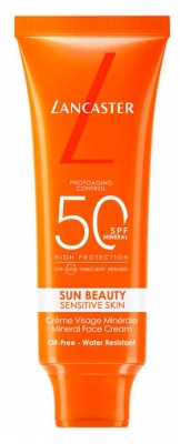 Lancaster Sun Beauty Crème Visage Minérale SPF50 50 g