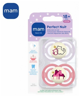 MAM 2 Sut Perfekt Nat Dyr 18 Måneder og + - Model: Ræve og bjørne