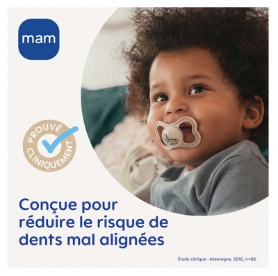 MAM 2 Sucettes Supreme 18 Mois et + - Modèle : Mouton et Oiseau