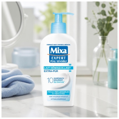 Mixa Ekstra-Ren Beroligende Make-upfjerner Mælk 200 ml