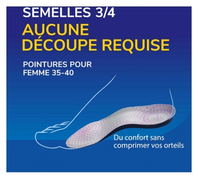 Scholl Semelles Tri-Comfort Easy-to-Fit Homme 1 Paire