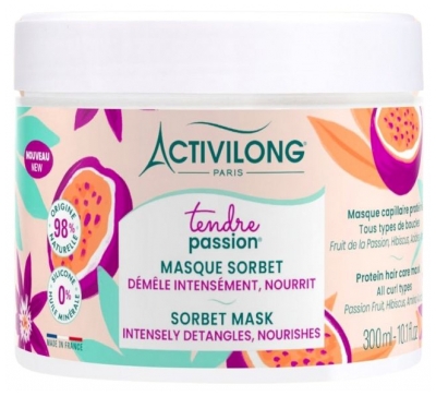 Activilong Tendre Passion Masque Sorbet Tous Types de Boucles 300 ml