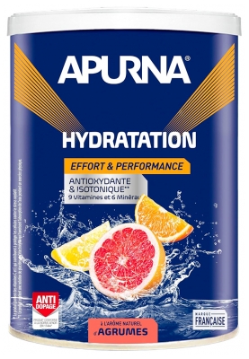 Apurna Hydratation Effort & Performance 500 g - Arôme : Agrumes