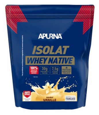 Apurna Native Whey Isolate 720 g - Flavour: Vanilla