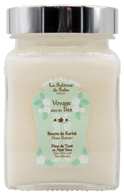 Manteiga de Karité La Sultane de Saba Flor de Tiaré Aloe Vera