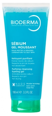 Bioderma Sébium Putu Attīrošais Gelis 100 ml