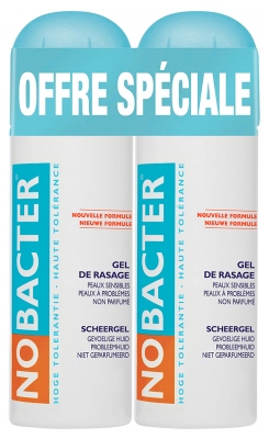 Nobacter Gel de Rasage Lot de 2 x 150 ml