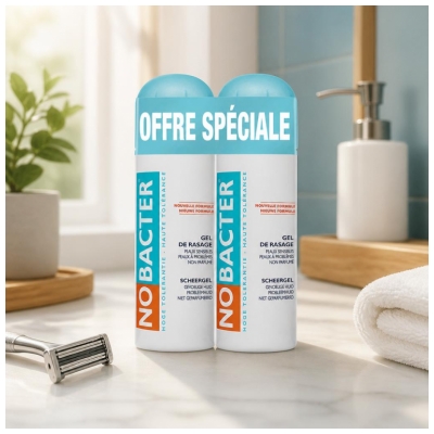 Nobacter Rasiergel Pack von 2 x 150 ml