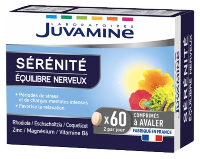 Juvamine Serenity Nervous Balance 60 Compresse