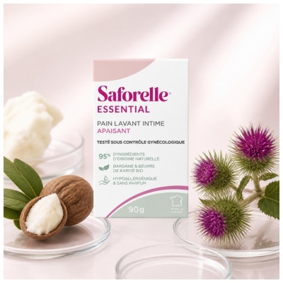 Saforelle Essential Pain Lavant Intime Apaisant 90 g