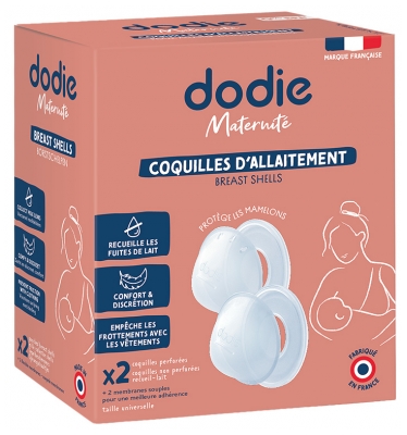 Dodie dojenje 4 školjke za dojenje