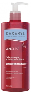 Pierre Fabre Health Care Dexeryl Dexeclear Pěnový Čisticí Gel Proti Nedokonalostem 400 ml