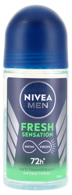 Nivea Men Fresh Sensation Antiperspirant Deodorant 72H Roll-On 50 ml