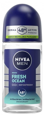 Deodorant Antibacterian Roll-On Nivea Men Fresh Ocean 48H 50 ml