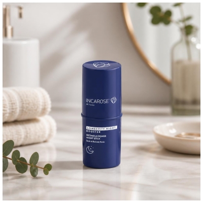 Incarose Longevity Night Booster Stick de Nuit au Rétinol 14 g