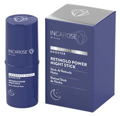 Incarose Longevity Night Booster Stick de Nuit au Rétinol 14 g
