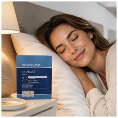 Incarose Longevity Night Booster Masque Hydrogel Nourrissant 34 g