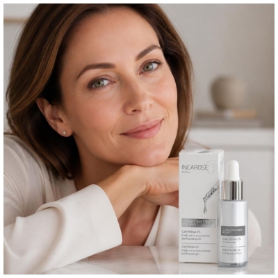 Incarose Pure Solutions Caféins 2% Fluide Actif Concentré Tonifiant Yeux 15 ml