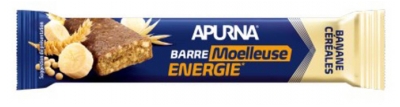 Apurna Énergie Barre Moelleuse 40 g - Goût : Banane Céréales