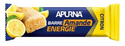 Apurna Énergie Barre Amande 25 g - Saveur : Citron