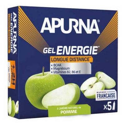 Apurna Long Distance Energy Gel 5 x 35 g - Flavour: Apple