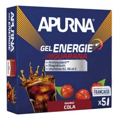 Apurna Gel Énergie Guarana 5 x 35 g