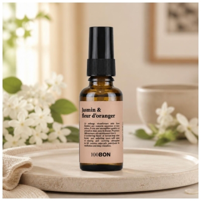 100BON Rustgevende Huisparfum Jasmijn & Oranjebloesem 30 ml