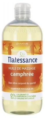 Natessance Huile de Massage Camphre 500 ml