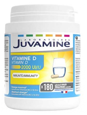 Juvamine Vitamine D 180 Gélules