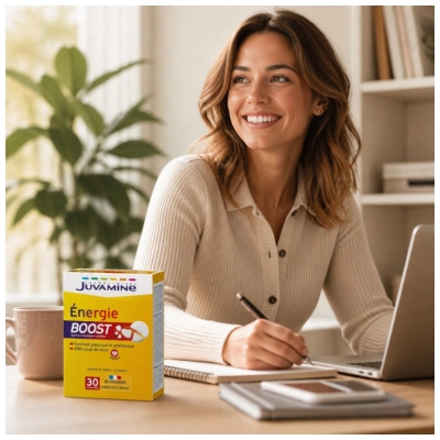 Juvamine Énergie Boost 30 tyggetabletter