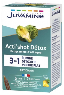 Juvamine Acti'shot Détox Artichaut 3en1 10 Shots