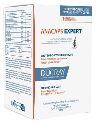 Ducray Anacaps Expert Chronic Hair Loss 90 Capsule