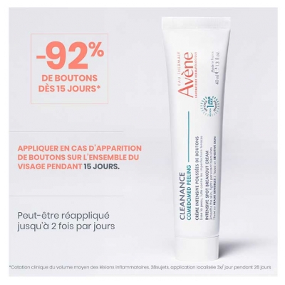 Avène Cleanance Comedomed Peeling Crème Intensive Poussée de Boutons 40 ml