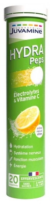 Juvamine Hydra Peps 20 Comprimés Effervescents - Arôme : Citron