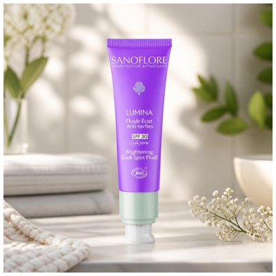 Sanoflore Lumina Fluide Éclat Anti-Taches SPF30 Bio 40 ml
