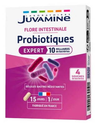 Juvamine Probiotiques Expert Flore Intestinale 15 capsule
