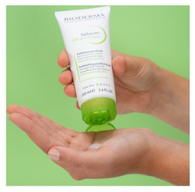 Bioderma Sébium Gommant Gel Nettoyant Micro-Exfoliant 75 ml