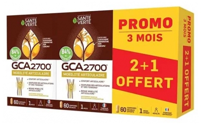 Santé Verte GCA 2700 3 x 60 Comprimés Offre Spéciale