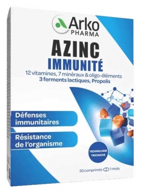 Arkopharma Azinc Immunité 30 Comprimés