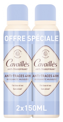 Rogé Cavaillès Absorb+ Deo-Spray 48H Doppelpack 2 x 150 ml
