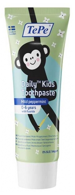 TePe Dentifricio Quotidiano per Bambini Menta 3-6 Anni 75 ml