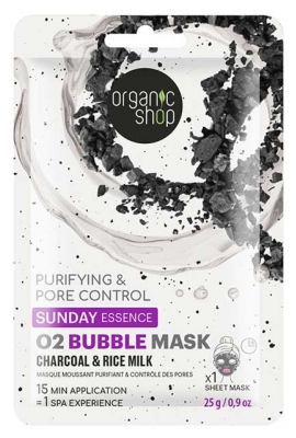 Organic Shop Sunday Essence Masque Moussant Purifiant & Contrôle des Pores