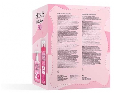 Revlon Professional Equave Kids Princess Look Strawberry Shampoo Conditioner 300 ml + Strawberry Scent Detangling Care 200 ml